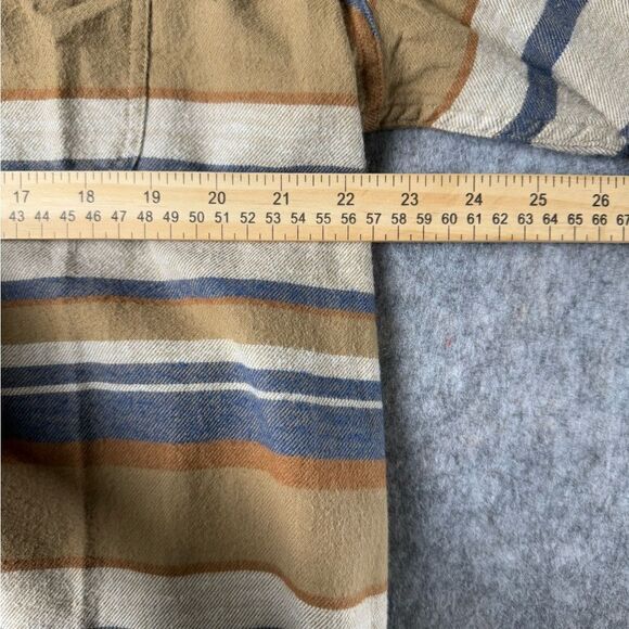 American Eagle Southwestern Twill Flannel Shirt XLarge Earthtone Casual #330 - Picture 6 of 8